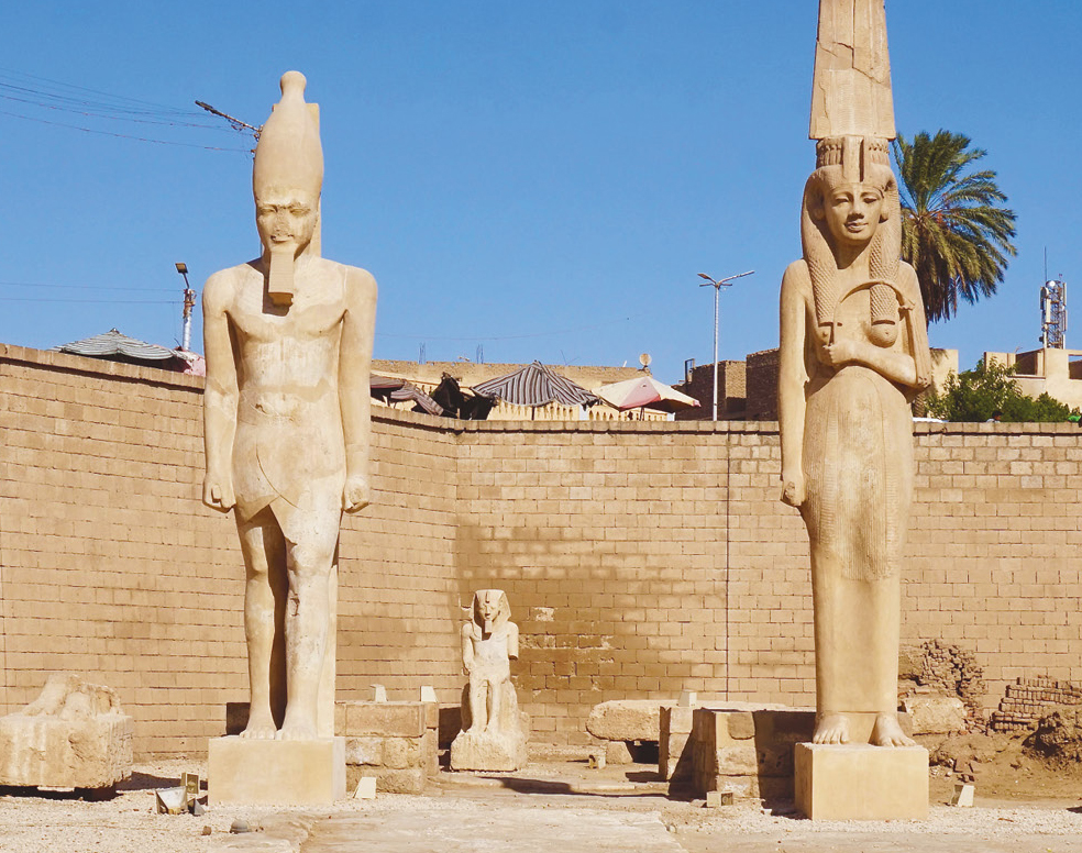 Akhmim, en la orilla oriental del Nilo, en el Alto Egipto