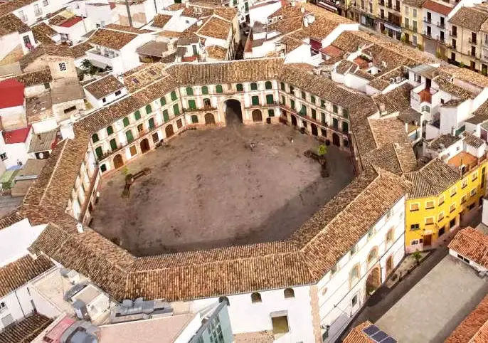 Plaza Ochavada en Archidona, Málaga