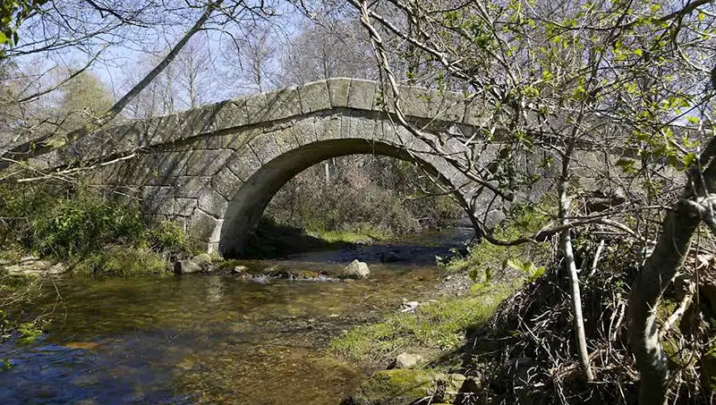 Puente de la Magdalena en Leboreiro, La Coruña